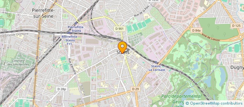 localisation de l'entreprise BEST à STAINS