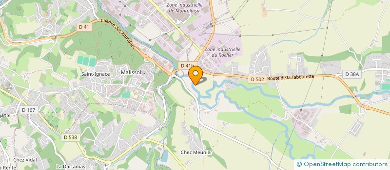 localisation de l'entreprise BEST 40 EVENTS  ESTRABLIN