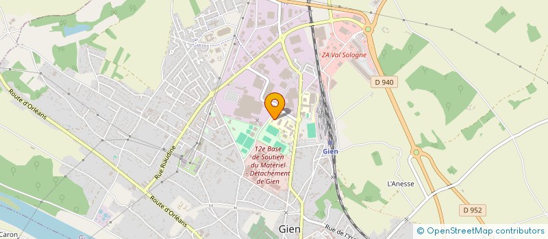 localisation de l'entreprise BEST à GIEN