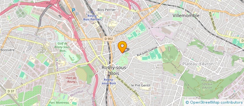 localisation de l'entreprise BEST à ROSNY-SOUS-BOIS
