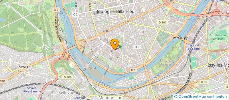 localisation de l'entreprise BEST ANIMATION  BOULOGNE-BILLANCOURT