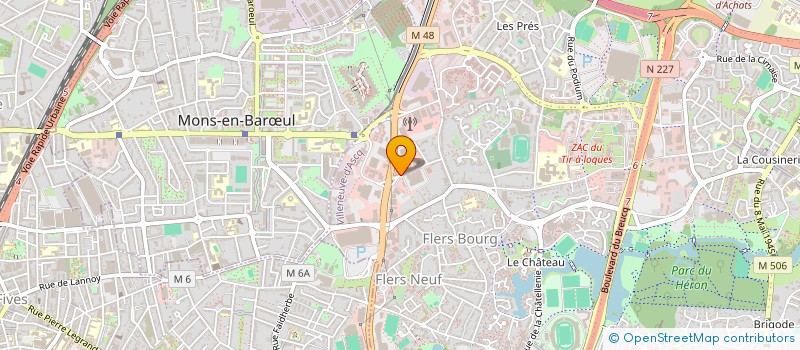 localisation de l'entreprise BEST AUTOMOBILES à VILLENEUVE-D'ASCQ