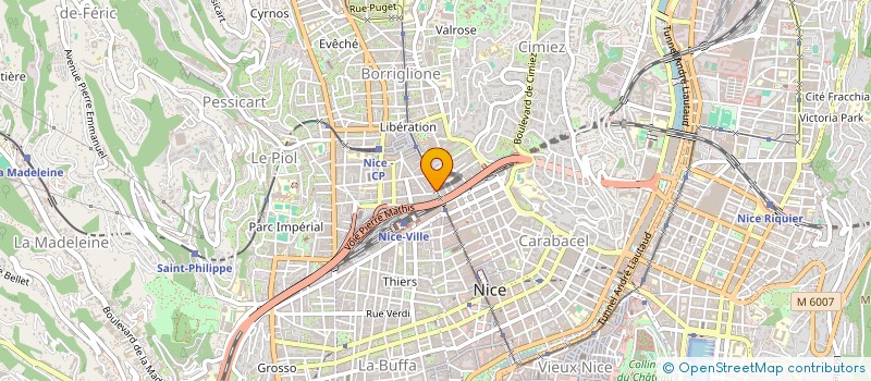 localisation de l'entreprise BEST AZUR AUTOS à NICE