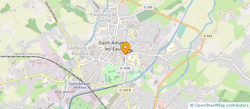 localisation de l'entreprise BEST BURGER  ST AMAND-LES-EAUX