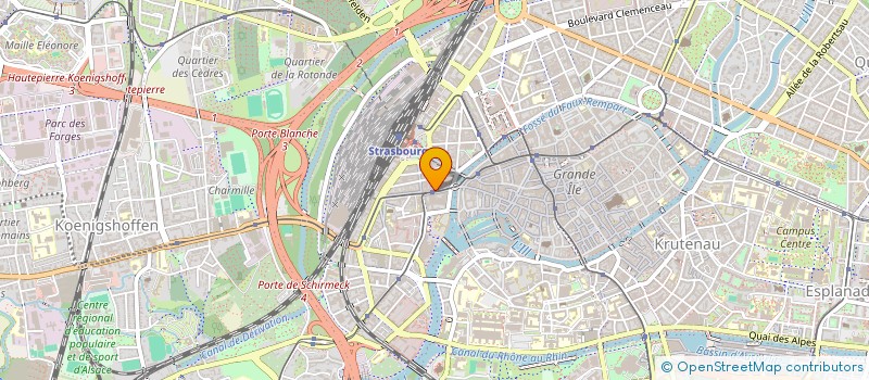 localisation de l'entreprise BEST BURGER  STRASBOURG