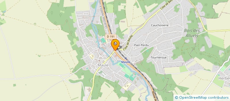 localisation de l'entreprise BEST BURGER MAULE  MAULE