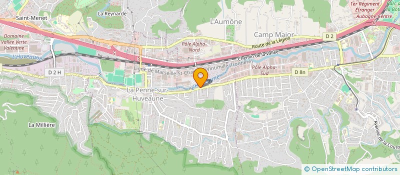 localisation de l'entreprise BEST CARS  LA PENNE-SUR-HUVEAUNE