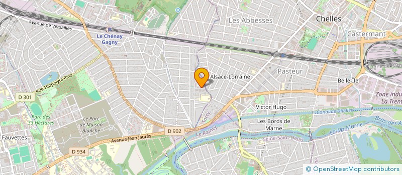 localisation de l'entreprise BEST CENTRE  GAGNY