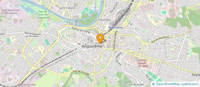 localisation de l'entreprise BEST COIFFURE à ANGOULEME