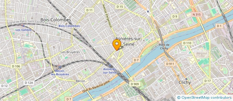 localisation de l'entreprise BEST COIFFURE à ASNIERES-SUR-SEINE