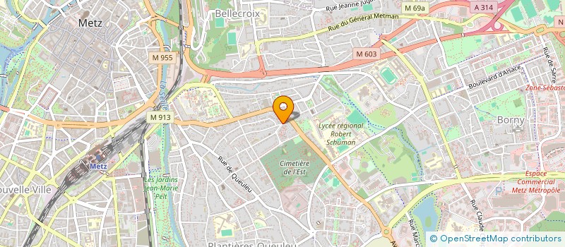 localisation de l'entreprise BEST COMMANDERIE  METZ