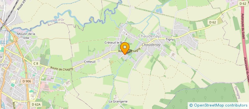 localisation de l'entreprise BEST COMMUNICATION à CHAUDENAY