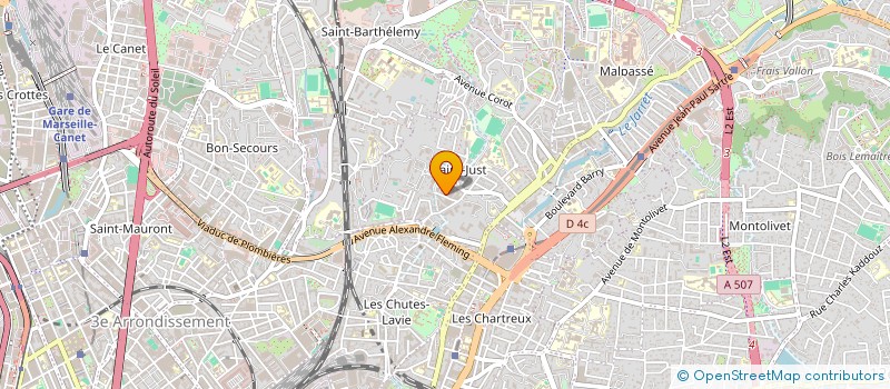 localisation de l'entreprise BEST CONSTRUCTION à MARSEILLE