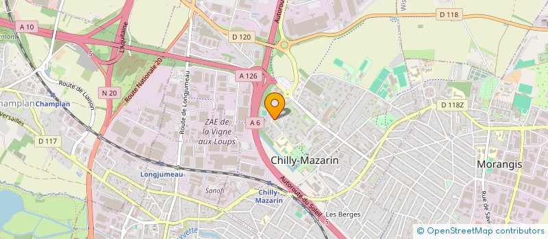 localisation de l'entreprise BEST DRIVE à CHILLY-MAZARIN