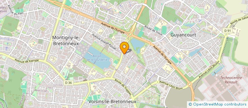 localisation de l'entreprise BEST ELECTRONICS SERVICES  VOISINS-LE-BRETONNEUX
