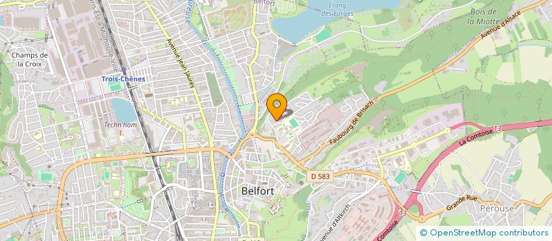 localisation de l'entreprise BEST EURL à BELFORT