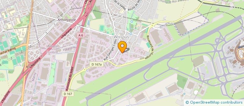 localisation de l'entreprise BEST EXPRESS à WISSOUS