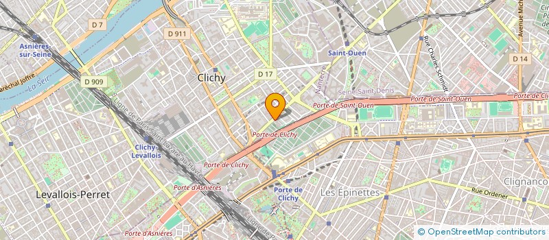 localisation de l'entreprise BEST EXPRESS à CLICHY