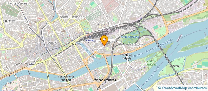 localisation de l'entreprise BEST EXPRESS 72 à NANTES