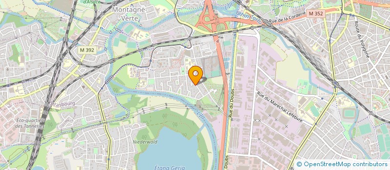 localisation de l'entreprise BEST EXPRESS TRANSPORTS à STRASBOURG