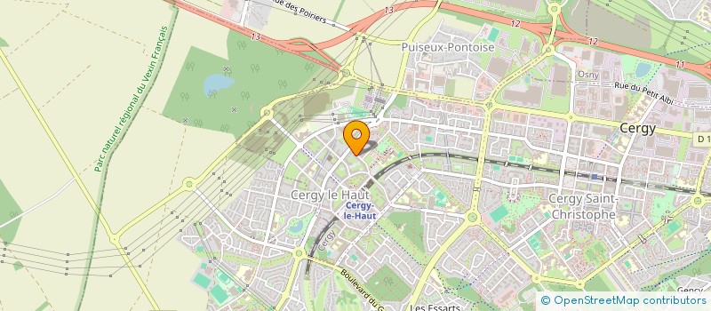 localisation de l'entreprise BEST FAST TRAVEL  CERGY