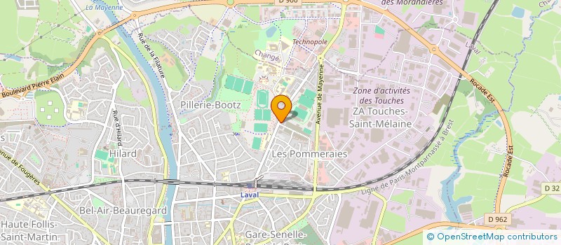 localisation de l'entreprise BEST' FIBRE  SAINT-BERTHEVIN