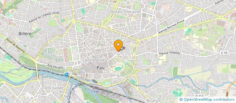 localisation de l'entreprise BEST FOOD à PAU