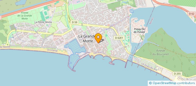 localisation de l'entreprise BEST FOOD  LA GRANDE-MOTTE