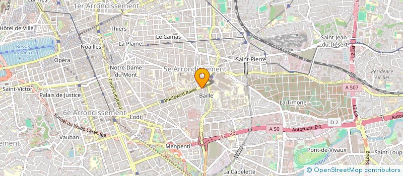 localisation de l'entreprise BEST FOOD à MARSEILLE