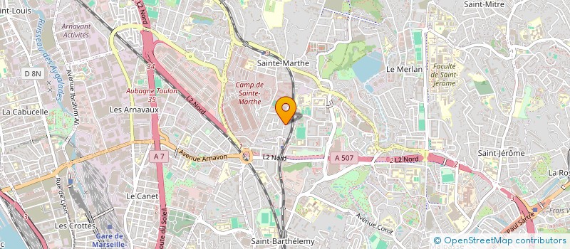 localisation de l'entreprise BEST FORMA 75 à MARSEILLE
