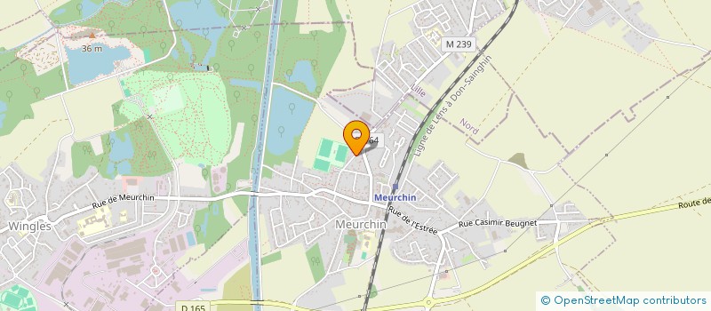 localisation de l'entreprise BEST GMF  HULLUCH