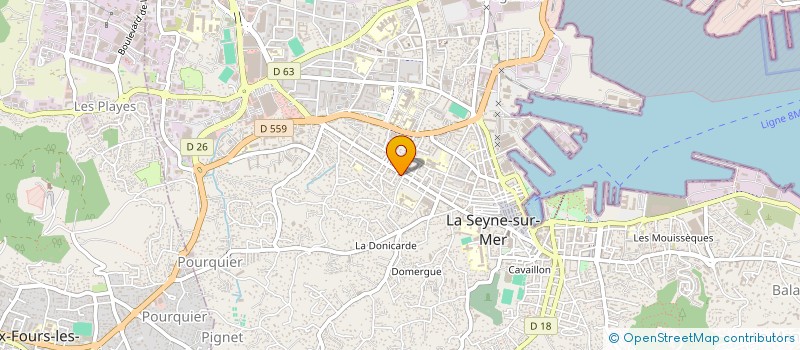 localisation de l'entreprise BEST HOUSE à LA SEYNE-SUR-MER
