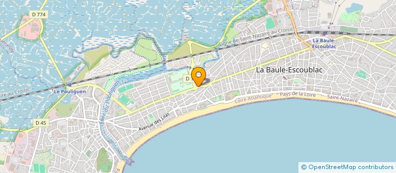 localisation de l'entreprise BEST IMMO TRADE  LA BAULE-ESCOUBLAC