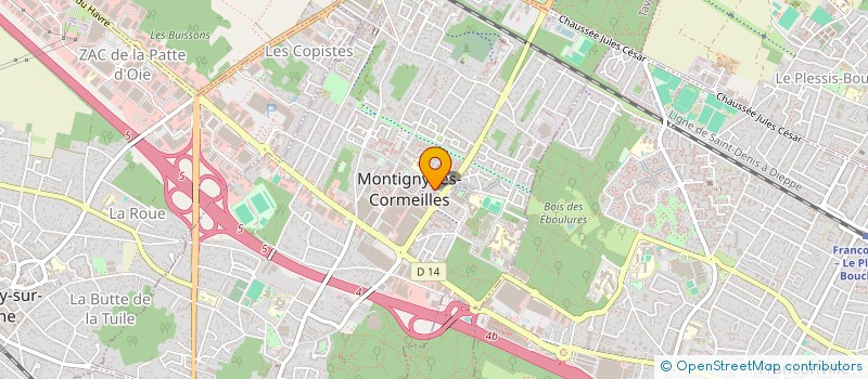localisation de l'entreprise BEST INTERNATIONAL FRANCE  MONTIGNY-LES-CORMEILLES