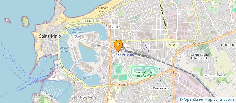 localisation de l'entreprise BEST INVEST à SAINT-MALO