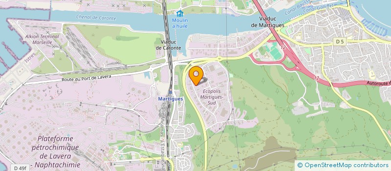 localisation de l'entreprise BEST KEBAB DISTRIBUTION  MARTIGUES