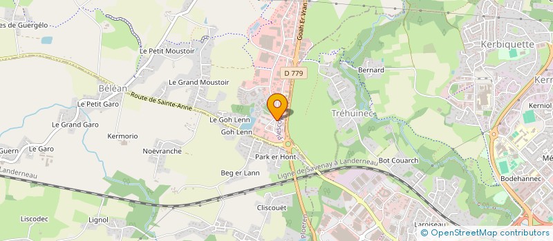 localisation de l'entreprise BEST LIFE NUTRITION  PLESCOP