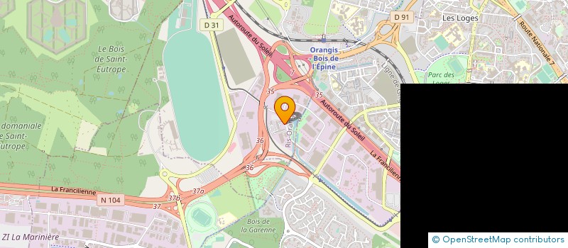 localisation de l'entreprise BEST LOGISTIQUE à RIS-ORANGIS