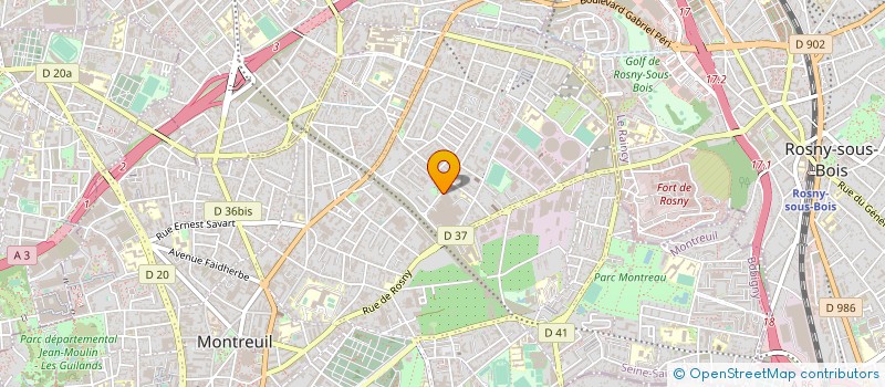localisation de l'entreprise BEST LOOK à MONTREUIL