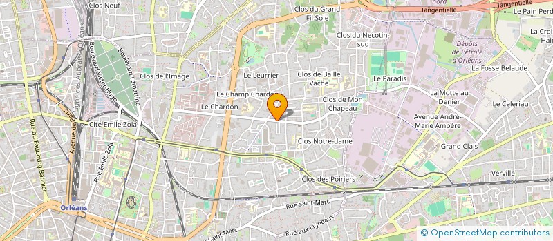 localisation de l'entreprise BEST LOOK à ORLEANS