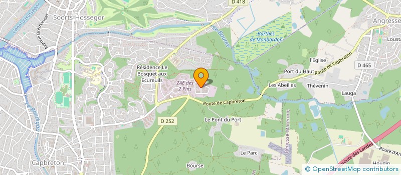 localisation de l'entreprise BEST OF IMMO  CAPBRETON