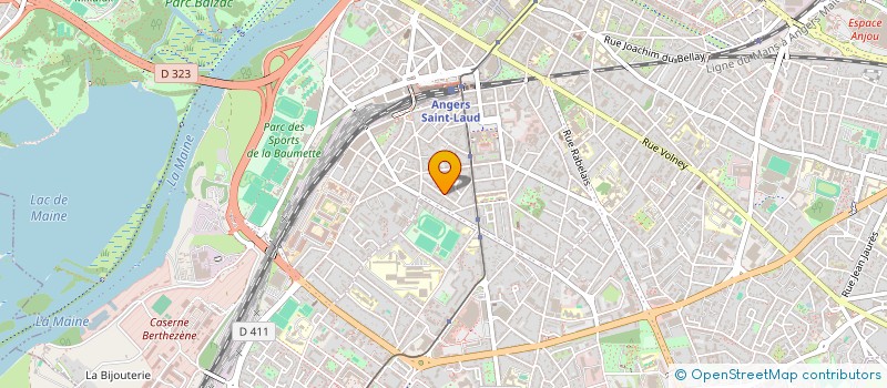 localisation de l'entreprise BEST OF PEINTURE à ANGERS