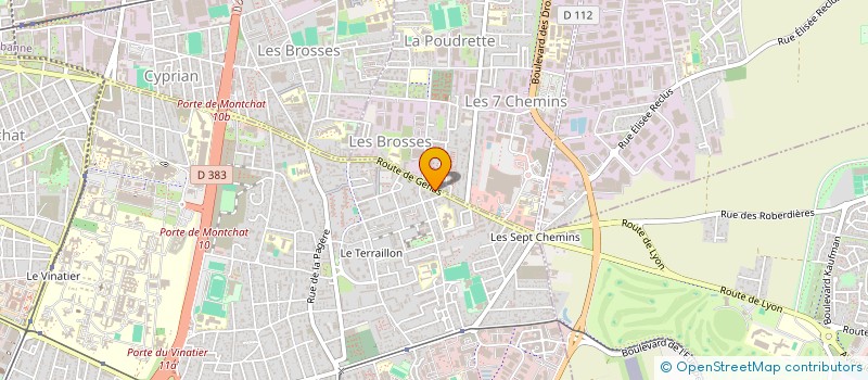 localisation de l'entreprise BEST OF SECURITY SECURITE PRIVEE à BRON