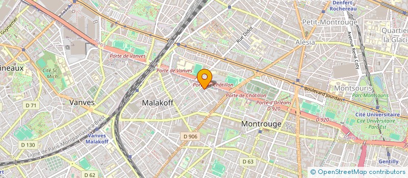 localisation de l'entreprise BEST OF WEB PARIS  MALAKOFF