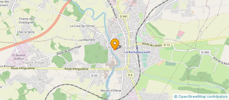 localisation de l'entreprise BEST PERFORMANCE 4 FRANCE PAR ABREVATION BP4 FRANCE à LA ROCHEFOUCAULD-EN-ANGOUMOIS