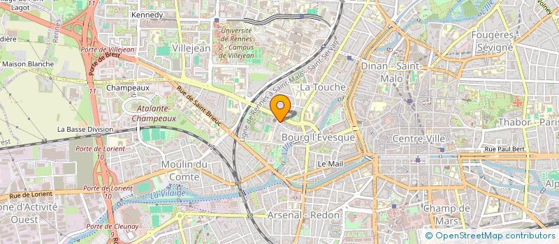 localisation de l'entreprise BEST PRESTATION à RENNES