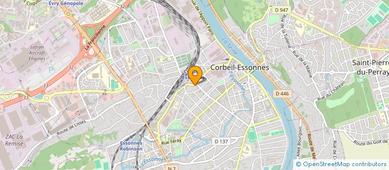 localisation de l'entreprise BEST RECYCLABLE à CORBEIL-ESSONNES