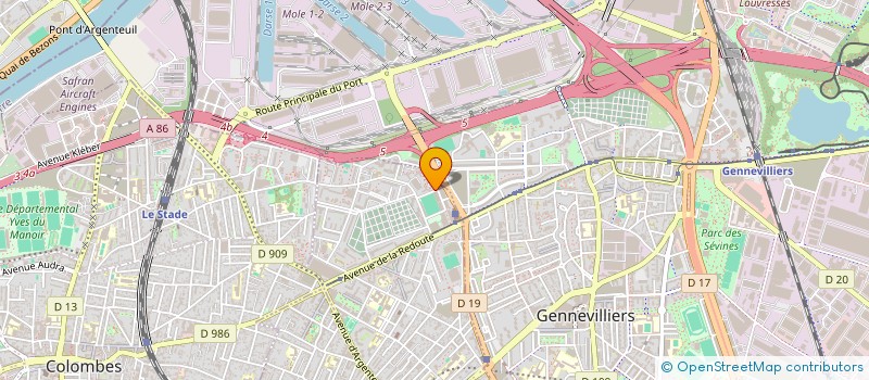 localisation de l'entreprise BEST RENOV à ASNIERES-SUR-SEINE