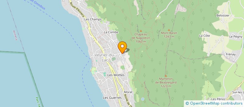 localisation de l'entreprise BEST RESORTS  VEYRIER-DU-LAC