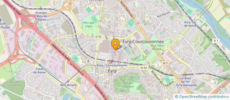 localisation de l'entreprise BEST SECURITE PRIVEE INTERVENTION à EVRY-COURCOURONNES